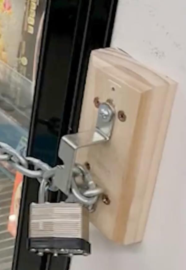 Management, however, ordered the locks and chains be removed because of the bad optics, workers said.