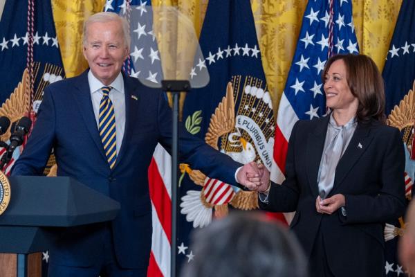 Joe Biden and Kamala Harris