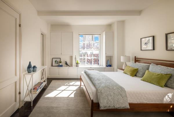 Interior of one of the bedrooms. 