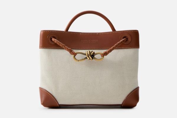 Image of a Bottega Veneta bag with leather accents