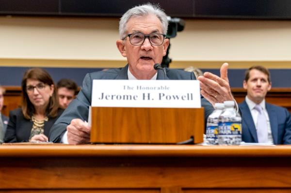 “Inflation pressures co<em></em>ntinue to run high, and the process of getting inflation back down to 2% has a long way to go,” Fed Chair Jerome Powell told a House committee. 