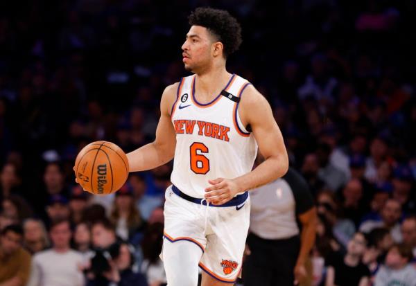 Quentin Grimes' Knicks future is in question now that the team is guard-heavy.