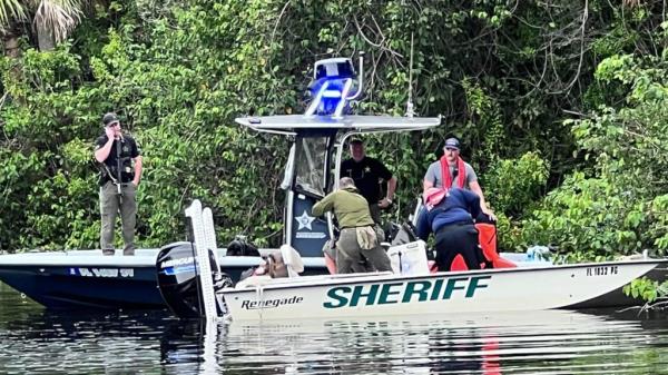 Vagrants on a boat in South Florida