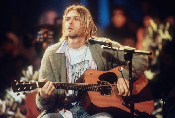 Kurt Cobain at the MTV 