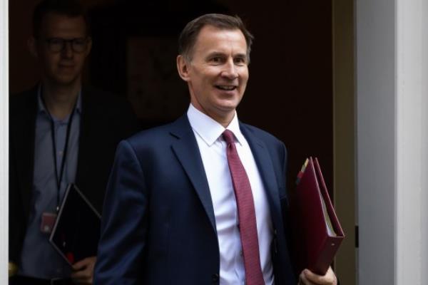 Mandatory Credit: Photo by Tejas Sandhu/SOPA Images/Shutterstock (14084110ah) Jeremy Hunt leaves a cabinet meeting in Downing Street, Lo<em></em>ndon . Last week, Prime Minister Rishi Sunak carried out a mini reshuffle of his cabinet ahead of a general election expected next year. Ministers Leave Cabinet Meeting in London, UK - 05 Sept 2023