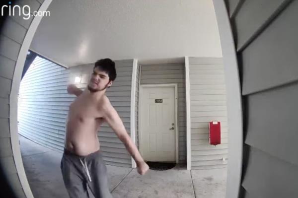 Dominic Austin seen on video