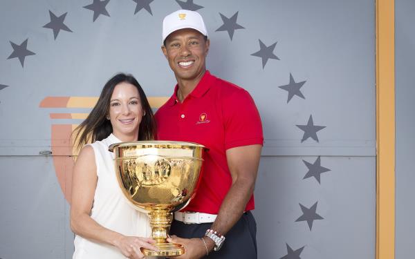 Erica Herman and Tiger Woods began dating in 2017 while she was employed at his Jupiter Island restaurant