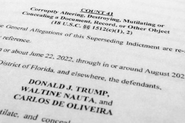 The updated indictment against former President Do<em></em>nald Trump