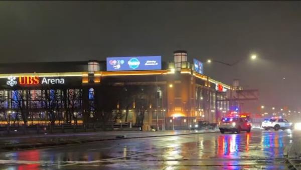 The victim was hit by one car on Hempstead Avenue near 223rd Street around 8 p.m., and then was mowed down by another car, police said.