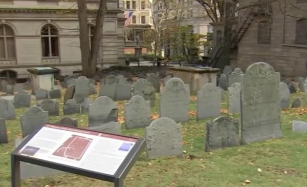 Around 20 tombstones, including that of the Revolutio<em></em>nary War icon Revere famous for warning the colo<em></em>nists that 