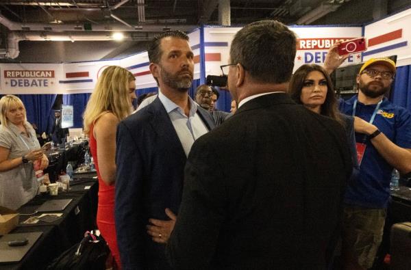 Do<em></em>nald Trump Jr. and Kimberly Guilfoyle