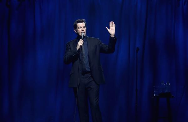 John Mulaney performs during The Event hosted by the Shaquille O'Neal Foundation at MGM Grand Garden Arena on Oct. 1, 2022, in Las Vegas. 