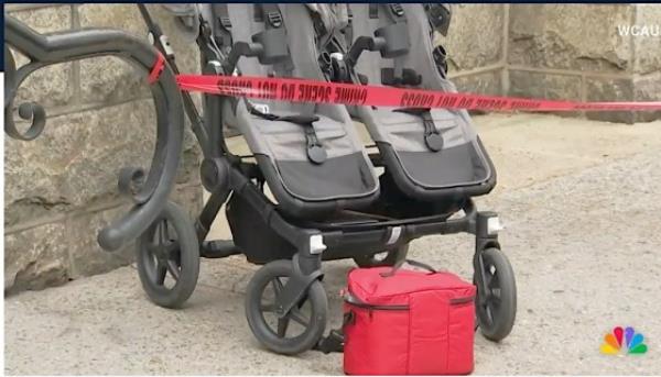 Scene in Philadelphia wher<em></em>e Takeira Heslter 28, allgedly stabbed two people, including a 1-year-old baby. 