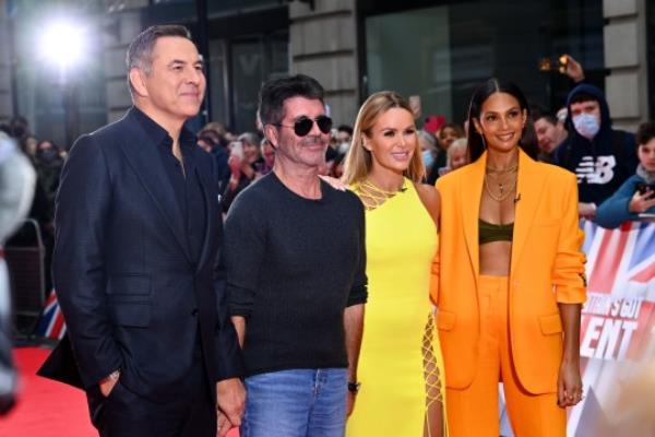 David Walliams, Simon Cowell, Amanda Holden and Alesha Dixon 'Britain's Got Talent' TV Show photocall, The Lo<em></em>ndon Palladium, UK 