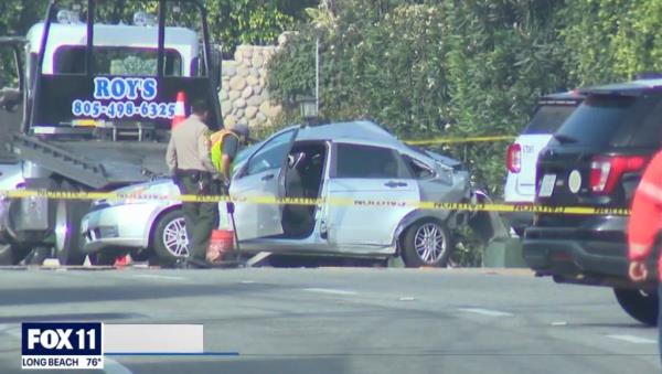 The 22-year-old driver was speeding down the highway before losing co<em></em>ntrol and crashing into parked cars and the six girls.