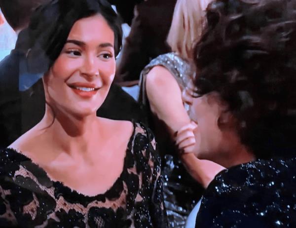 Did Timothée Chalamet say 'I love you' to Kylie Jenner during Golden Globes kiss?