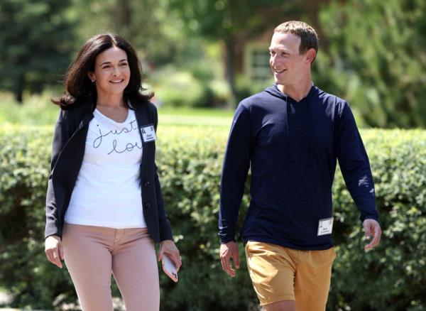 Sandberg and Mark Zuckerberg