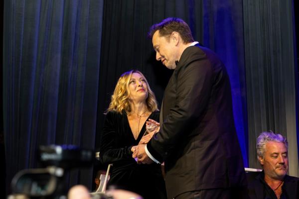 Giorgia Meloni and Elon Musk
