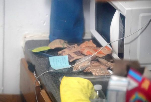 A glimpse through the window of the day car wher<em></em>e 1-year-old Nicholas Feliz Dominici was allegedly exposed to a lethal dose of fentanyl.
