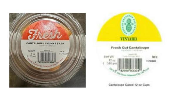 Crown Jewels Produce recalled whole fresh cantaloupes, Sofia Produce expanded their recall of fresh whole cantaloupe, and CF Dallas recalled fresh cut fruit products made from whole cantaloupe that were also subject to recalls.