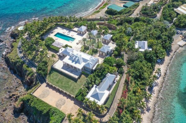 Epstein's private Caribbean island, Little St. James. It was the epicenter of much of his abuse of underage women 