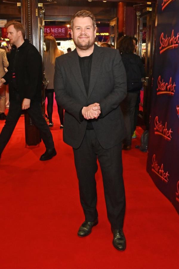 James Corden smiling. 