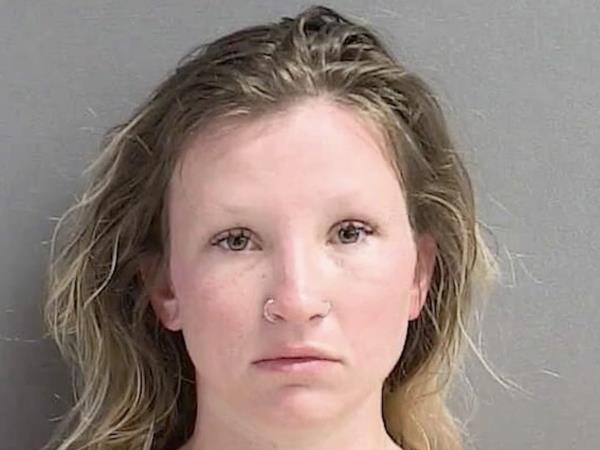 Alyssia Langley is pictured in a mugshot.
