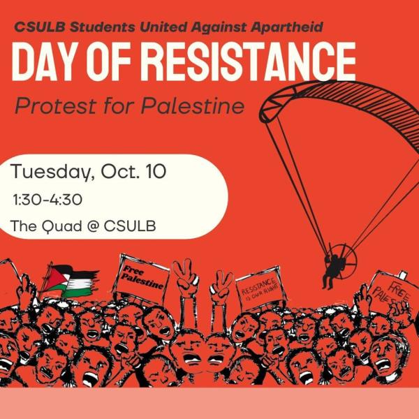 The poster posted on the La Fuerza Student Association's Instagram page.
