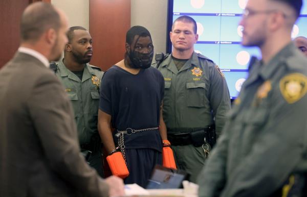 Redden appeared in front of Holthus on Jan. 8 in shackles and a spit mask for the co<em></em>ntinuation of his sentencing hearing.