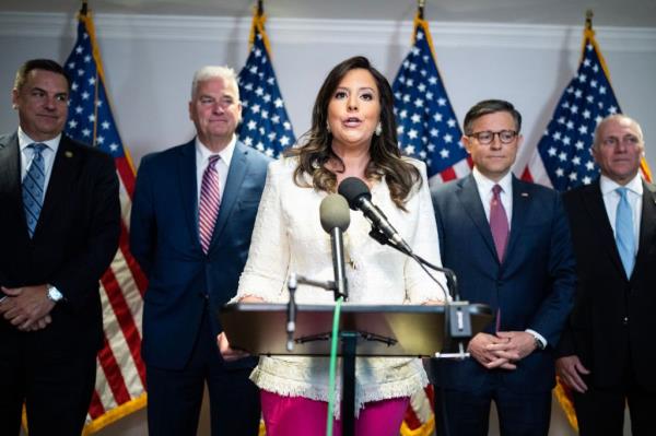 New York Rep. Elise Stefanik praised the resignation, saying 