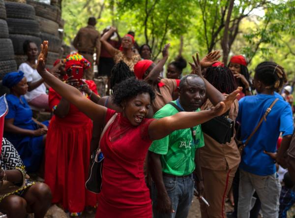 Vodou practitio<em></em>ners in Haiti.