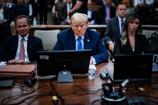 Do<em></em>nald Trump in court 