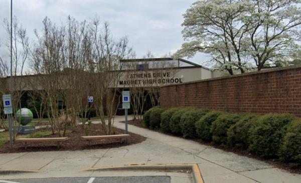 Benson said the incident caused her to decide to leave Athens Drive High School in Raleigh.