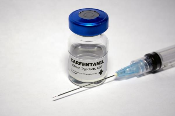 A carefentanil vial. 