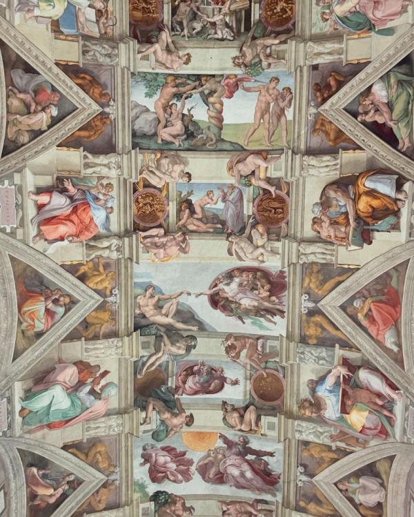 Michelangelo’s Sistine Chapel was completed in 1512.