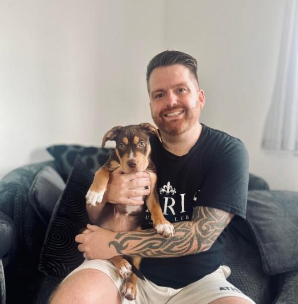 Aaron Smith-Holding says owners are to blame for dog attacks - and not the breed (Picture: Aaron Smith-Holding)