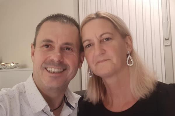 Johnny Beernaert and his wife Heidi Vermandel
