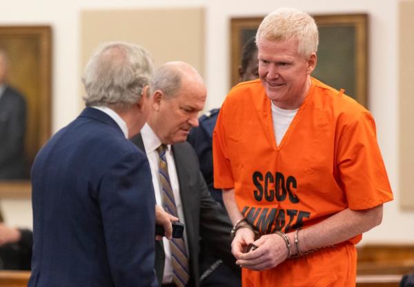 Alex Murdaugh in court. 