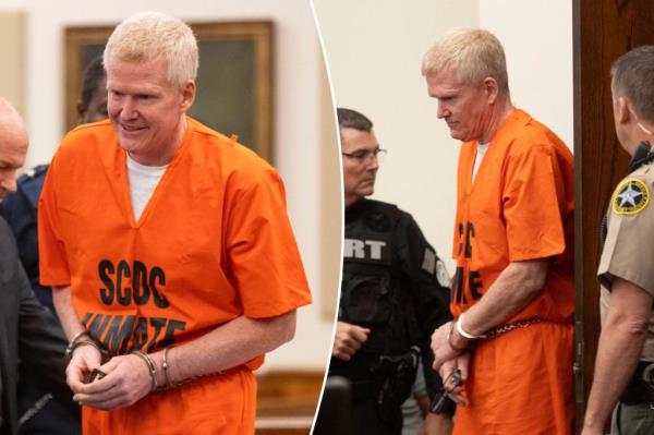 Alex Murdaugh in court. 