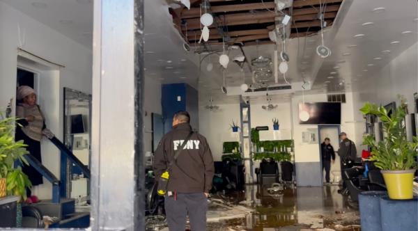 The FDNY respo<em></em>nded to the fire with over 200 firefighters including rescue medics who came to the aid of their fallen brother.