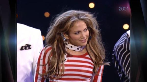 Jennifer Lopez reflects on her American Music Awards journey in a pre-tapped video. 