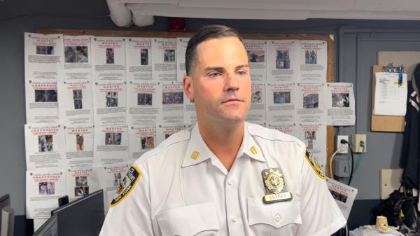 Capt. James Soares in his office