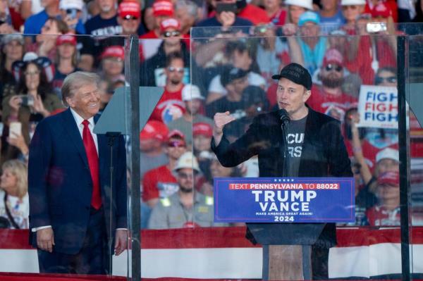 Elon Musk and Do<em></em>nald Trump