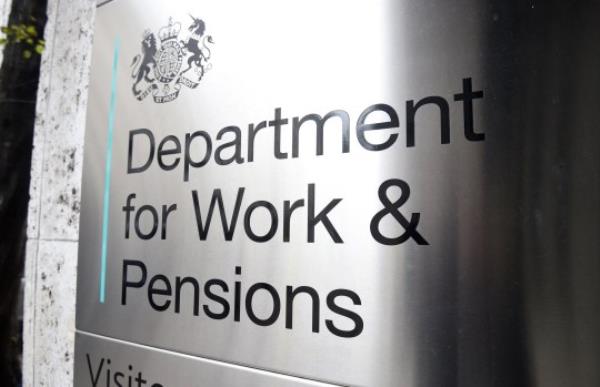 File photo dated 11/01/18 of signage for the Department for Work & Pensions