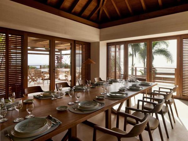 The dining room.
