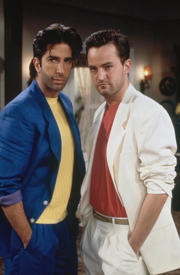 Friends stars David Schwimmer and Matthew Perry