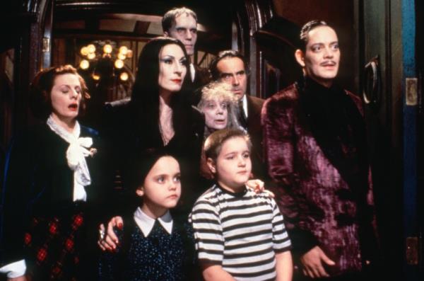 The cast of The Addams Family