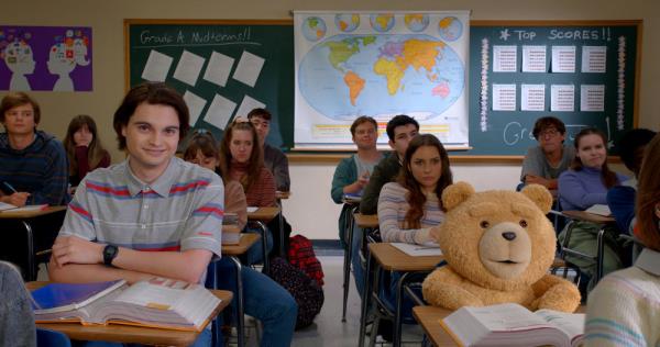 John and Ted are in the same class at John Hancock High, wher<em></em>e John is havin<em></em>g trouble acclimating.