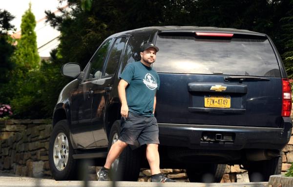 New York Gov. Andrew Cuomo's Senior Advisor Rich Azzopardi arrives at the New York state Executive Mansion, Thursday, Aug. 12, 2021, in Albany, N.Y. 