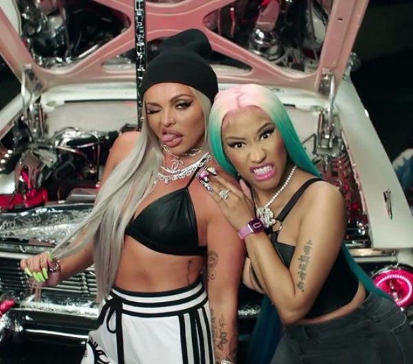 Jesy denied ‘Blackfishing’ in her music video for Boyz as drama ensued following her Little Mix departure (Picture: Bacakgrid)